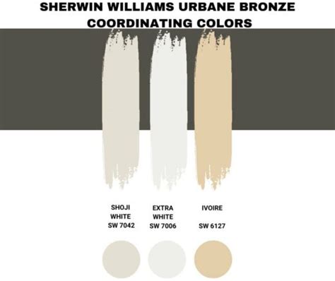 Sherwin Williams Urbane Bronze Palette Coordinating And Inspirations