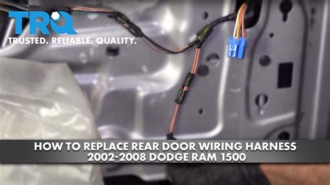 Dodge Ram Rear Door Wiring Harness