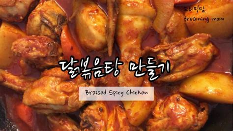 닭볶음탕만들기카레닭볶음탕braised Spicy Chicken Youtube