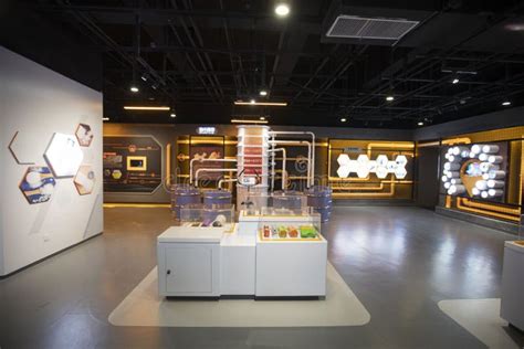 Exhibition Hall Exhibits in the Science and Technology Museum Editorial ...