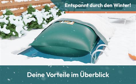 Das Ultimative Poolkissen Winter Xxl Von Fairmo Luftkissen X Meter