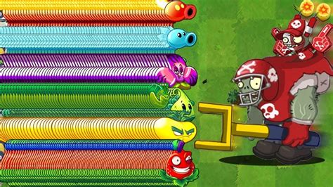 Pvz 2 Challenge 5 Plants Use 1 Power Up Vs 100 Modern All Star