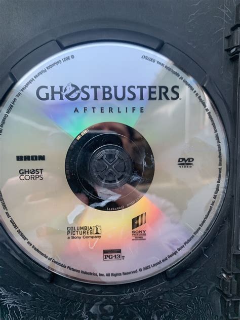 Ghostbusters Afterlife Dvd Paul Rudd No Scratches