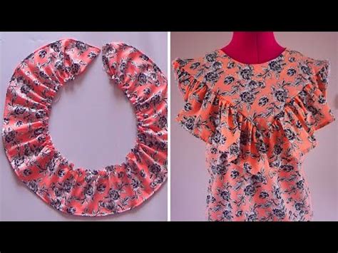 DIY COUTURE DU VOLANT DE LA MANIÈRE LA PLUS SIMPLE YouTube