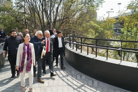 Inauguran Calzada Flotante Que Une Los Pinos Y La Segunda Secci N Del