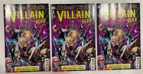 Harley Quinn 1 Villain Of The Year Dc Comics 2019 3 Book Lot Nm Vf 3765221418