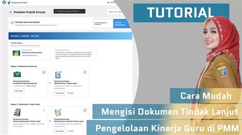 Cara Mudah Mengisi Dokumen Tindak Lanjut Pengelolaan Kinerja Guru Di