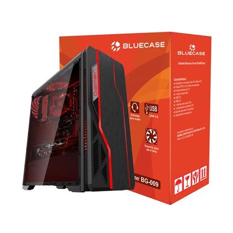 Gabinete Atx Gamer Bg Preto Bluecase Canoas Rs