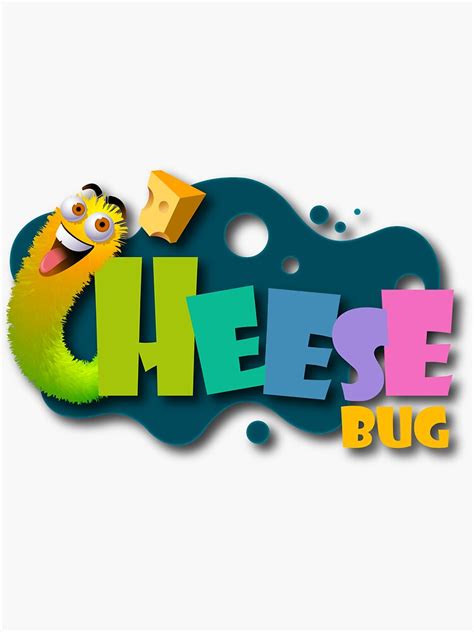 "Cheese Bug" Sticker by momospick | Redbubble