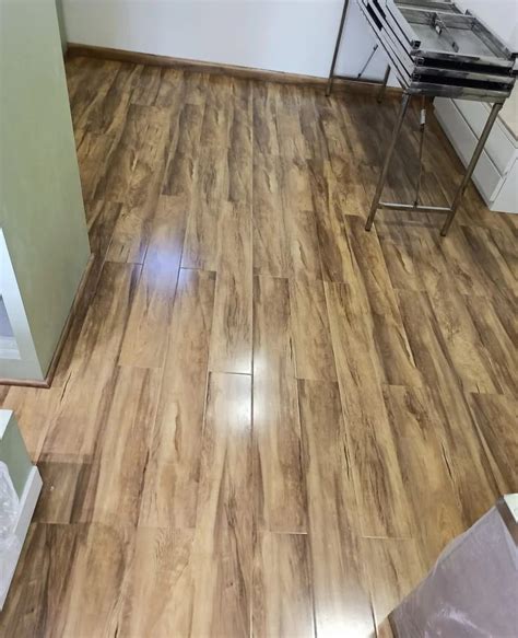 Laminated Brown Hdf Wood Laminate Flooring For Home At Rs Sq Ft In