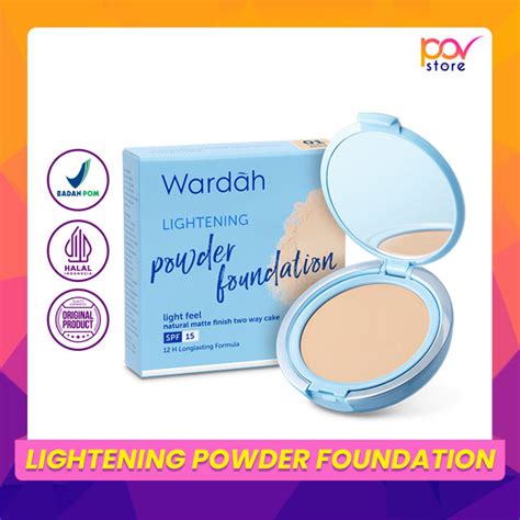 Wardah Lightening Powder Foundation Extra Cover Bedak Yang