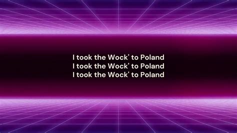 Lil Yachty Poland Lyrics I Took The Wock To Poland YouTube