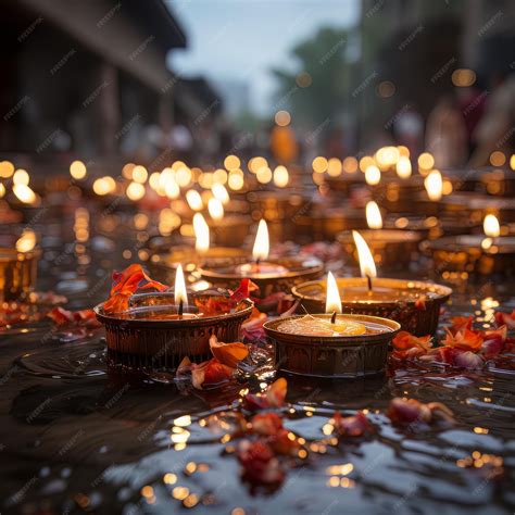 Premium AI Image | Flickering Flames of Diwali Diwali Images