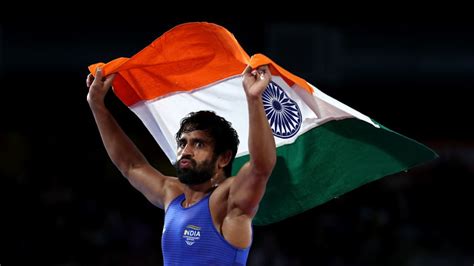 Indias Bajrang Punia Won A Bronze Medal At The World Wrestling