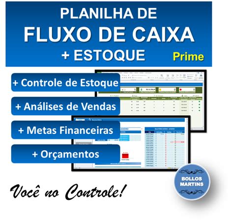 Planilha De Fluxo De Caixa Estoque V PRIME