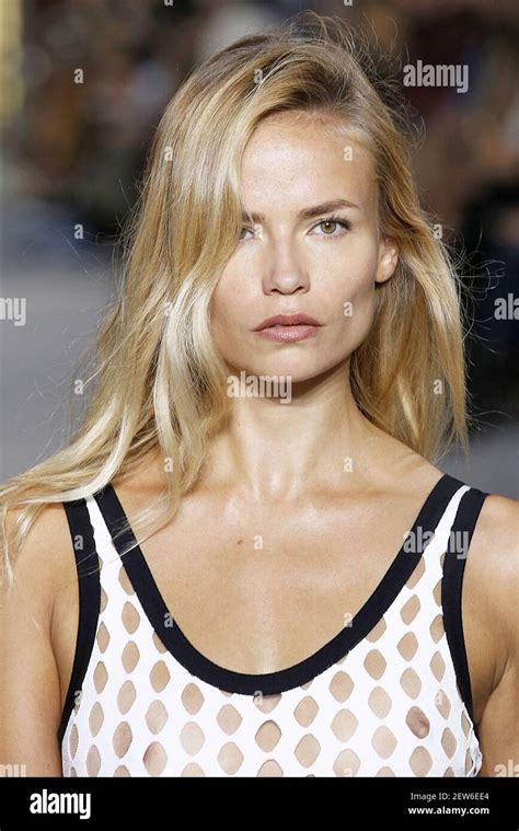 Model Natasha Poly Walks On The Runway During The Balmain Fashion Show