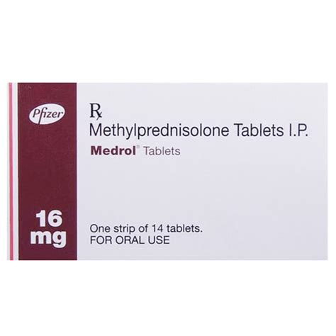 Medrol 16 Mg Tablet 14s Price Uses Side Effects Composition