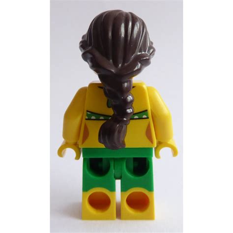 LEGO Beach Person With White Dotted Green Bikini Minifigure Brick Owl LEGO Marketplace