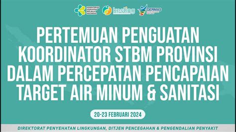 Penguatan Koord Stbm Provinsi Dalam Percepatan Pencapaian