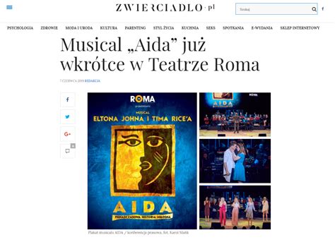 Musical Aida już wkrótce w Teatrze Roma Zwierciadło pl Teatr