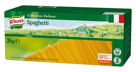 Spaghetti 3kg Knorr Collezione Italiana Pasta Nevejan