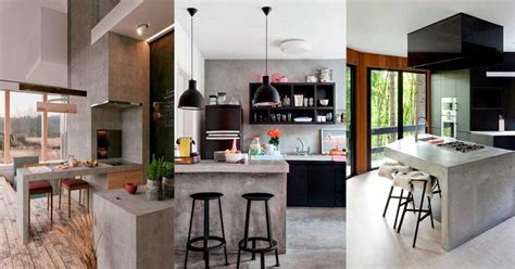 Excelentes Ideas Para Cocinas De Concreto Dale Detalles