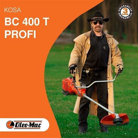 Oleo Mac Bc 400 T Profi Kosa Spalinowa Do Trawy Wykaszarka 2 5Km MOCNA