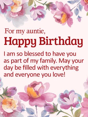 Happy Birthday Wishes To My Auntie - canvas-nexus