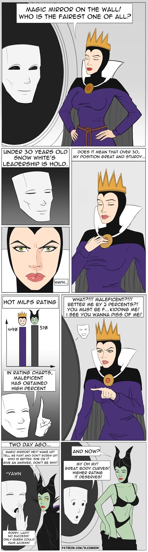 Maleficent and Evil Queen by olegmoon on DeviantArt