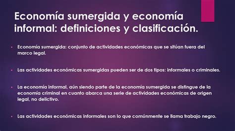 Economía Informal Y Emersión Inclusiva Ppt Descargar