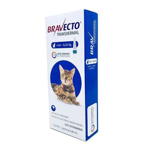 Bravecto Transdermal Gatos De 2 8 A 6 25Kg MSD Antipulga E