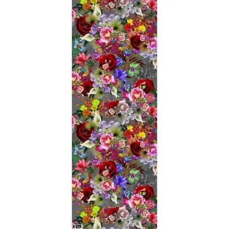 44 45 Designer Satin Floral Printed Fabric Gsm 50 100 At Rs 82meter