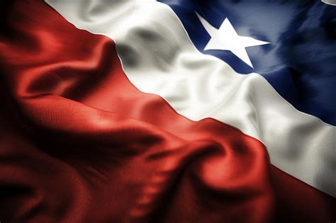 Premium AI Image | Flag of texas with a star on it generative ai