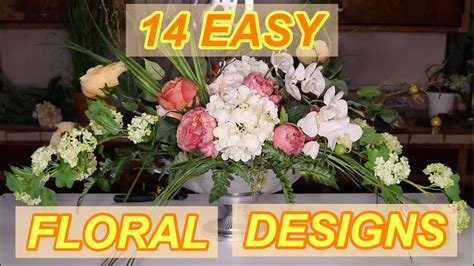 Easy Floral Design Floral Design Ideas For Beginners Youtube