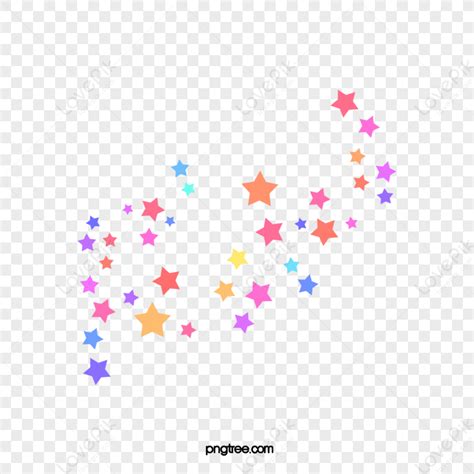 Small Colored Stars Twinkling Star Twinkling Stars Colorful Stars Png