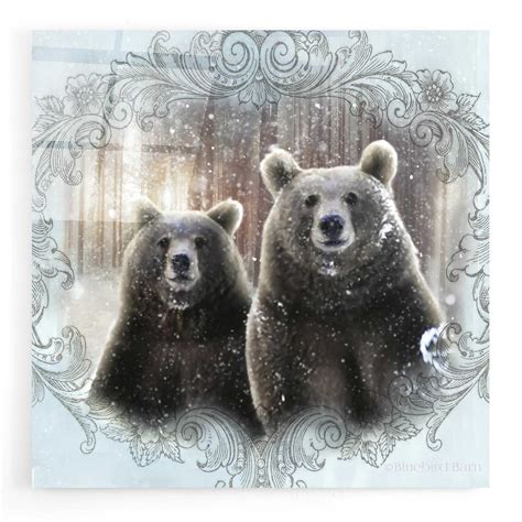 Millwood Pines Enchanted Winter Bears On Plastic Acrylic By Bluebird