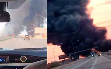 Colapsa Tramo De Autopista En Filadelfia Tras Incendio De Vehículo Video La Neta Neta