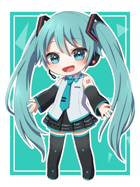 初音ミク「ちびキャラ毎日更新最終日そして初音ミク15周年おめでとう初音ミク誕生祭2」毒苺パスタのイラスト