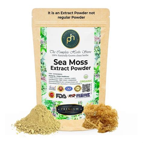 Sea Moss Extract Powder Packaging Type Packet Packaging Size 1kg At