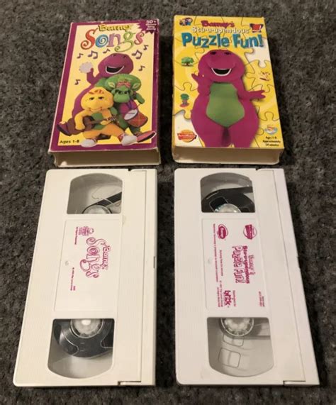 2 X LOT De Puzzle Vintage Barney S Stu U Upendous Amusant Chansons