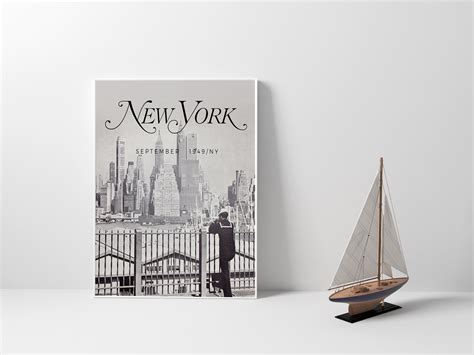 New York Vintage Black&white Photography Print New York - Etsy