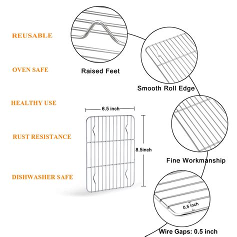 Buy Teamfar Toaster Oven Pan With Rack Set Pans Racks X