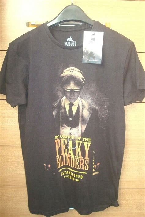 Mensboys Peaky Blinders Black T Shirt Bnwt Tv Series Top Primark Ebay