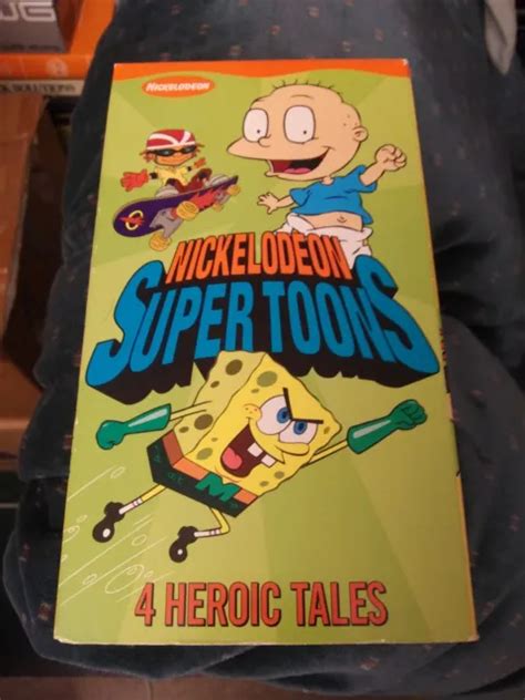 Nickelodeon Super Toons Vhs Tape Rugrats Spongebob Rocket Power 10332 The Best Porn Website