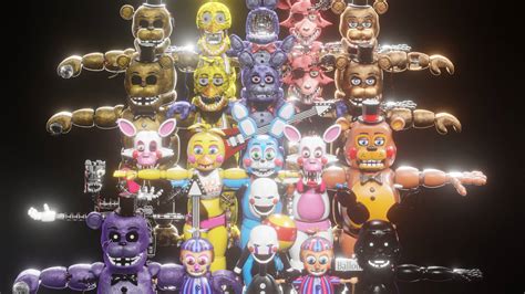 Pack Fnaf 2 Ik Blender 2829 Release By Mahyarmovie On Deviantart