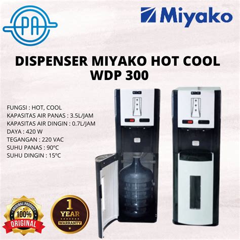 Jual Dispenser Galon Bawah Miyako Wdp Wdp Wdp Hot And Cool