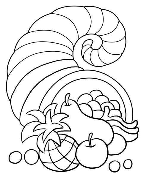 Printable Thanksgiving Coloring Pages For Toddlers At Tancarolineblog Blog