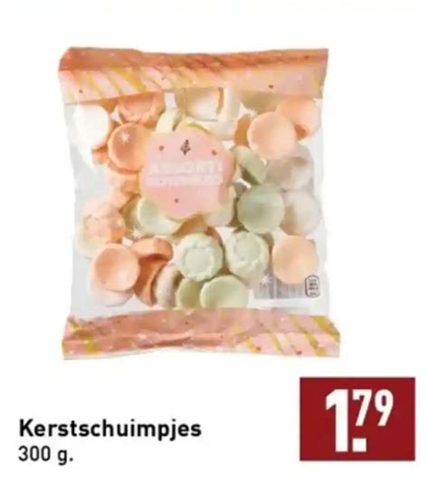 Kerstschuimpjes 300g Aanbieding Bij ALDI