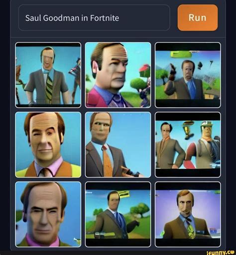 Saul Goodman in Fortnite Run ~ = AN - iFunny