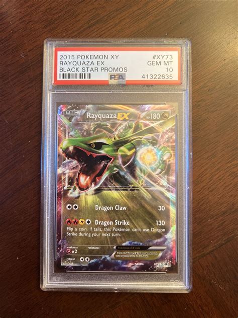 Mavin 2015 Pokemon XY Rayquaza EX Black Star Promos XY73 PSA 10